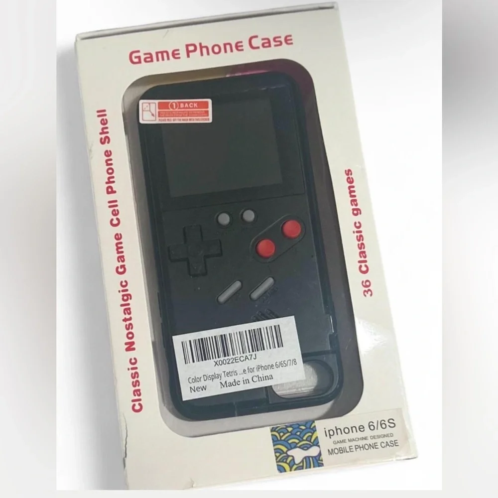 Retro Playable Game Phone Case for iPhone 6/6S - Black